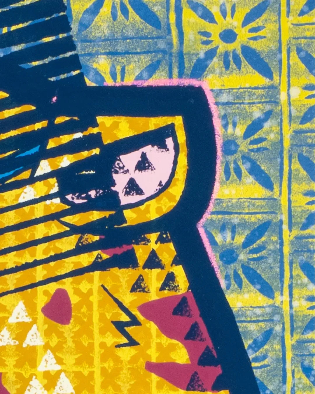 Romantic Leopard with Rose – Bold Pop Art Animal Canvas