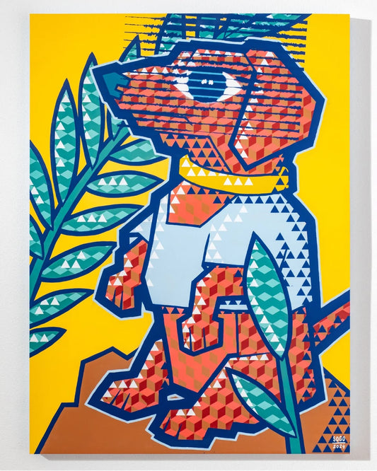 Colorful Dachshund Pop Art Canvas – Modern Wall Decor