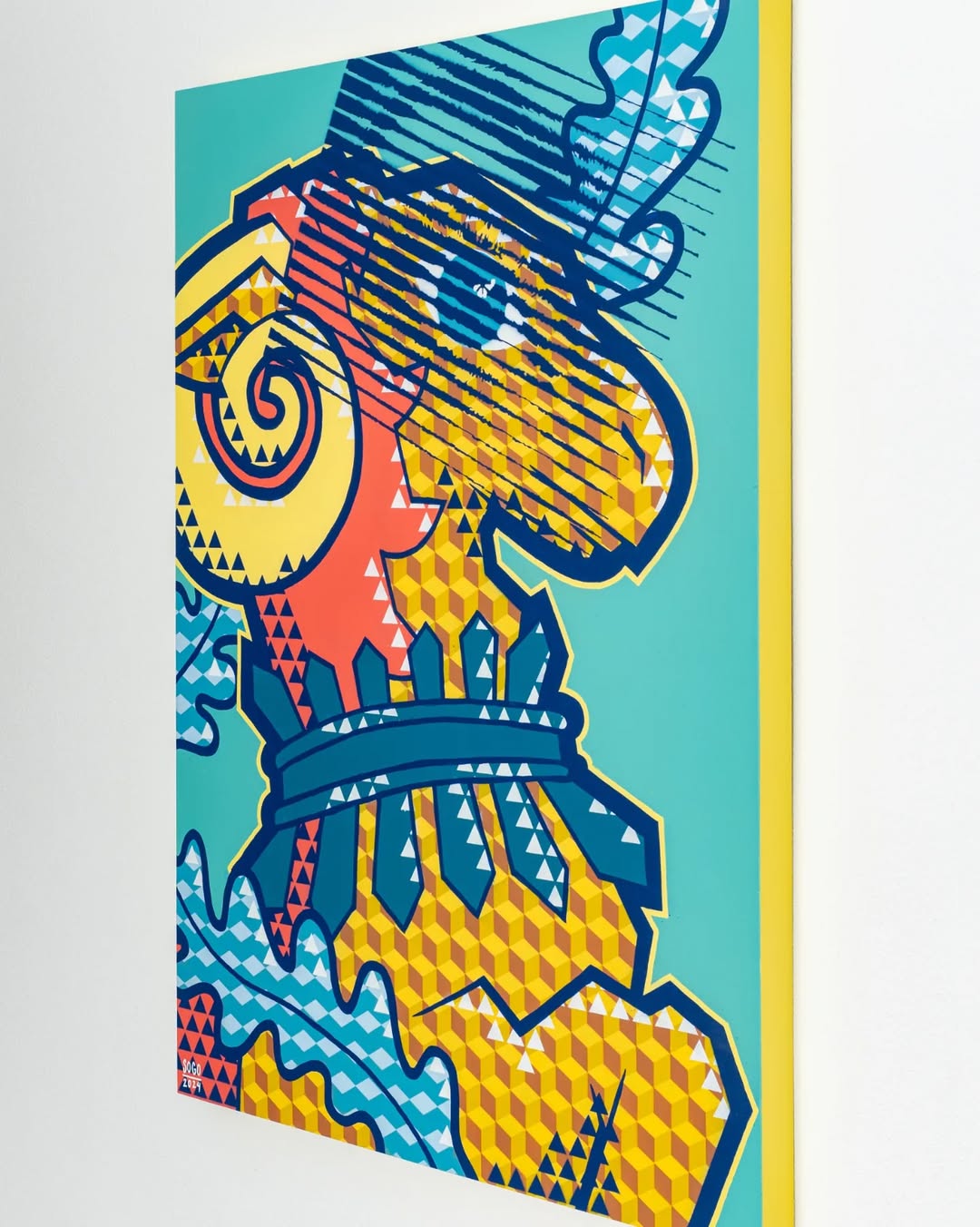 Pop Art Tiger Canvas Wall Art – Bold Modern Animal Decor